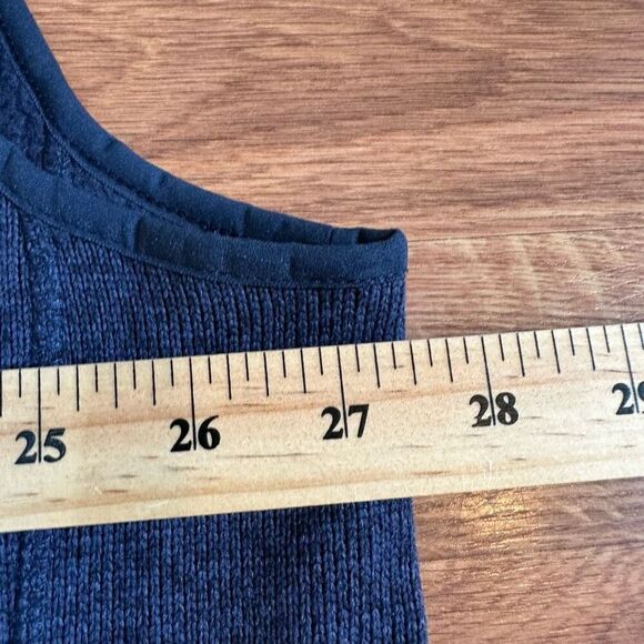 L.L. Bean Sweater Fleece Vest Bright Navy Blue | Men’s XXL Tall - Picture 9 of 13